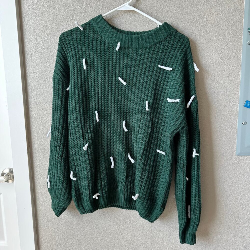 Cactus halloween costume sweater long sleeve casual ribbed knit